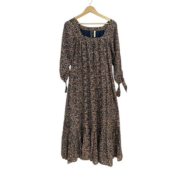 Mirth Pueblo Swing Maxi Dress in Bonfire, Size Small - Picture 5 of 14